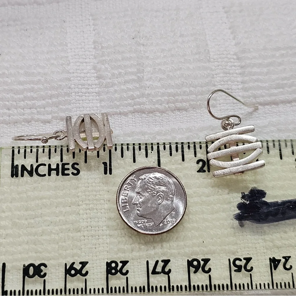 Heather Murray 925 Silver Garden Gate Earrings - Picture 10 of 11